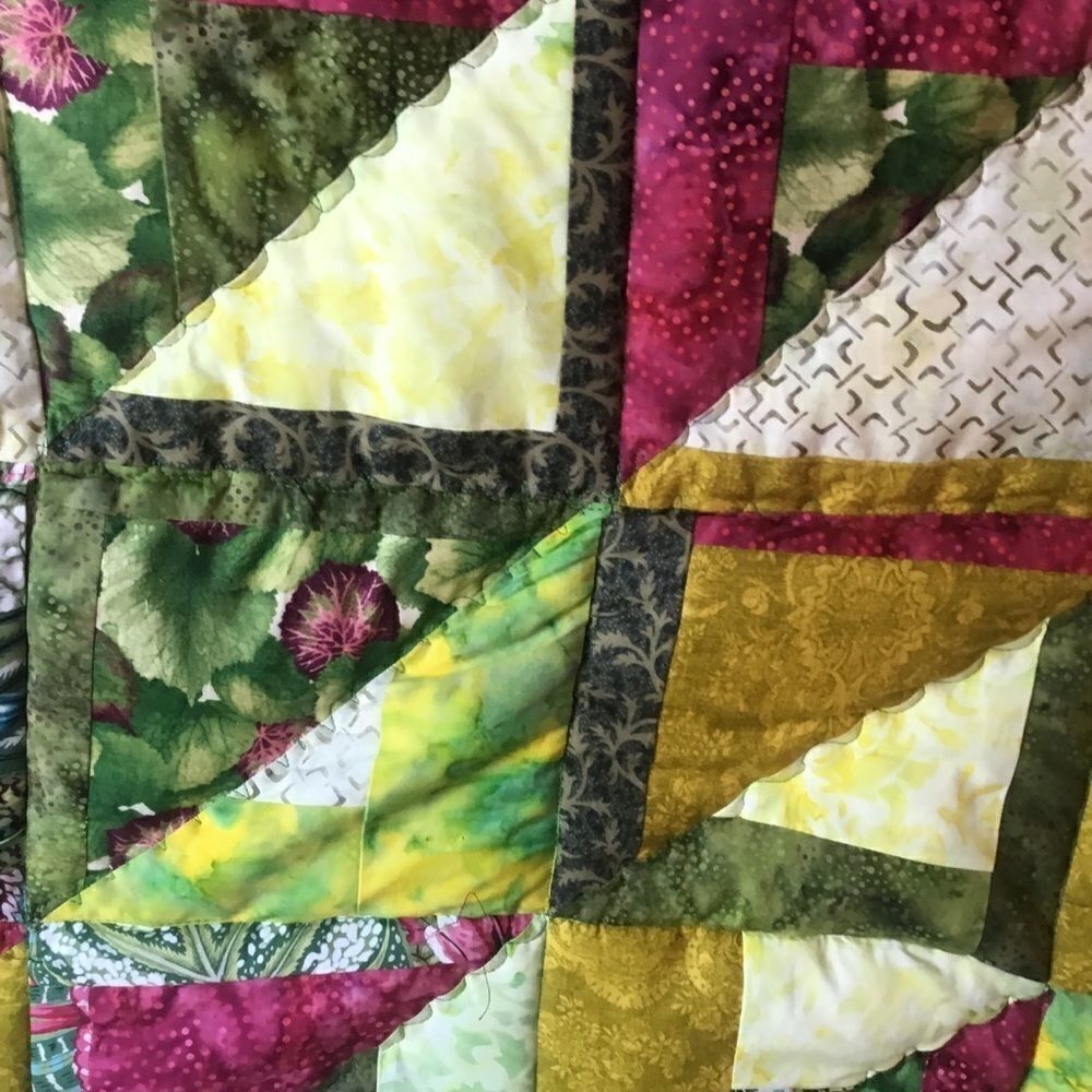 Modern Hand Crafted Quilt - Picture 8 of 15